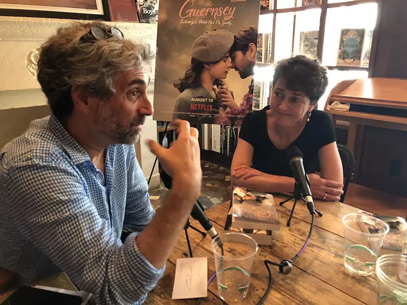 Image: Mitchell Kaplan chats with author Annie Barrows on a recent episode of The Literary Life.