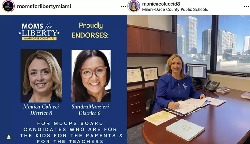 Image: On Tuesday, Moms for Liberty-backed candidate Monica Colucci was elected vice chair of the Miami-Dade County School Board.