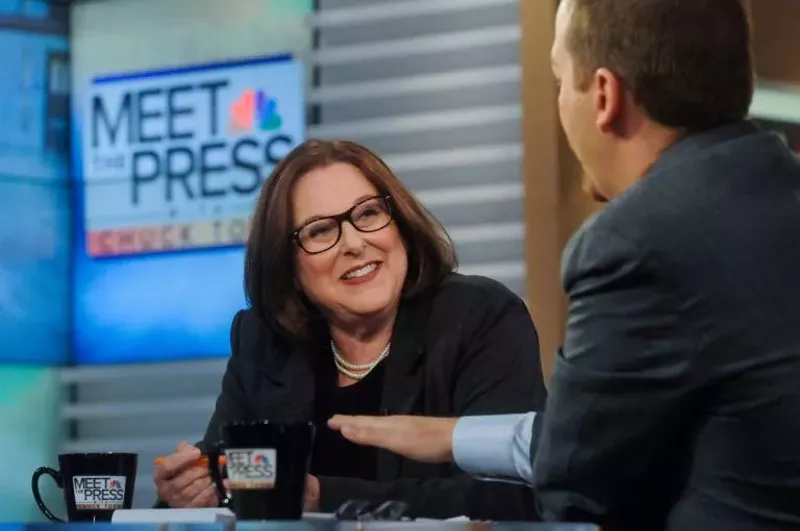 Image: Carol Rosenberg, who will be leaving the Miami Herald, on Meet the Press.