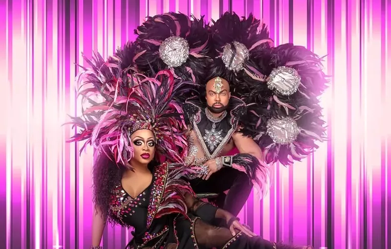 Image: Kennedy Davenport and Raul Vegas, Mr. & Miss Pride South Florida 2019