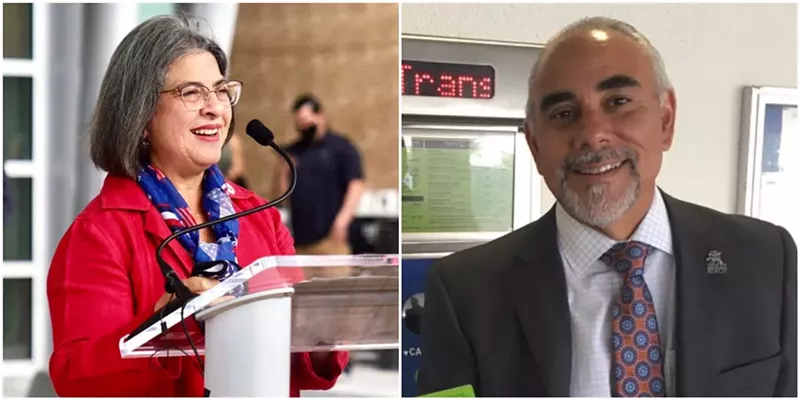 Image: Miami-Dade Mayor Daniella Levine Cava (left) has appointed Miami Beach City Manager Jimmy Morales (right) to her administration.