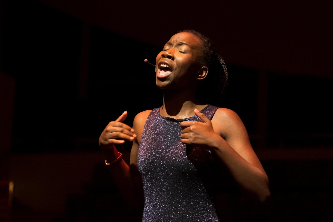Zariyah Perry, the 2023 YoungArts winner in theater, performing at last year's YoungArt Week. The 2024 National YoungArts Week takes place January 8–12.