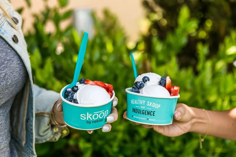 Image: Vegan ice cream at Nékter in Aventura.