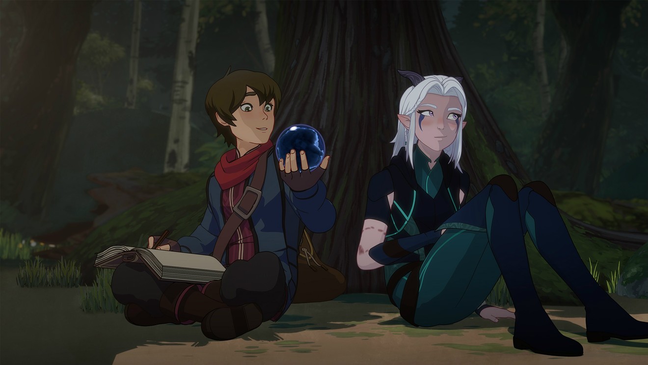 Callum (voiced by Jack De Sena) is one of two human princes who team up with Rayla (Paula Burrows) in Netflix's The Dragon Prince, which mashes up many of the most familiar elements of fantasy against heroes with modern sensibilities.