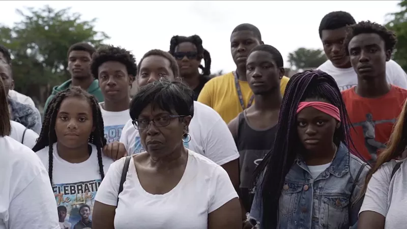 Image: Friends and family demand answers for the death of 16-year-old Damain Jordan Martin.