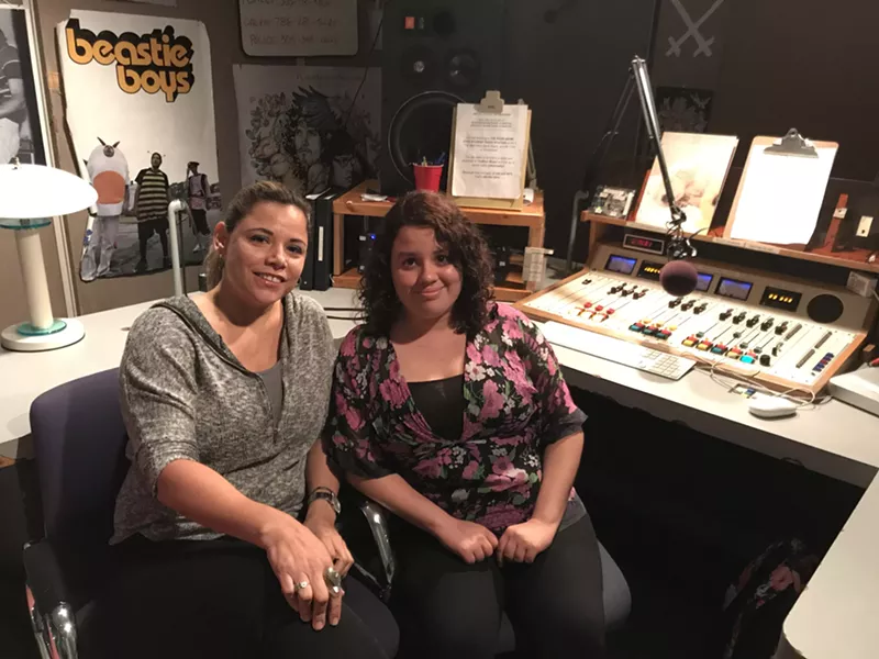 Image: Linda Lust and Ellie are the hosts of Pleasure Theory on FIU student radio.
