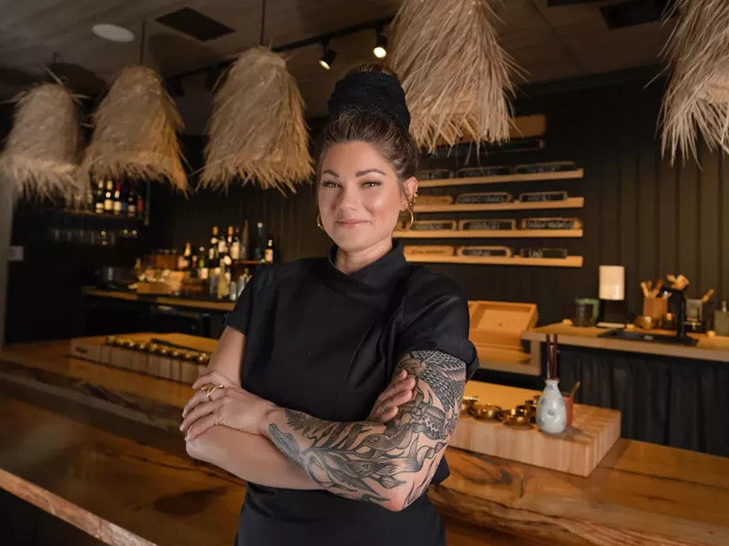 Image: Chef Ambrely Ouimette is the mastermind behind the concoctions at Sushi Bar.