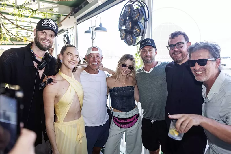Image: Sofi Tukker, Barry Sternlicht, Claire Holt, Jason Strauss, Jeff Zalaznick, and Michael Simkin