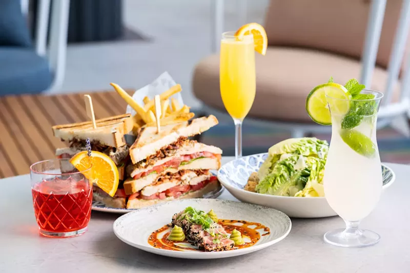 Image: Now open: Vela Sky, the new rooftop restaurant and lounge at Yotel Miami.
