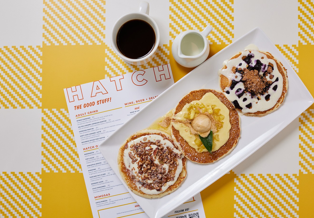 Try the pancake flight at Hatch in Fort Lauderdale.