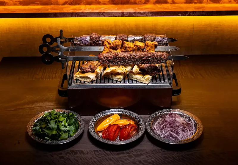 Image: Pickle Lounge & Restaurant has opened with Mediterranean and Turkish dishes like "Val Kebab."