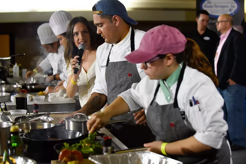 Image: Iron Fork's heated culinary competition.