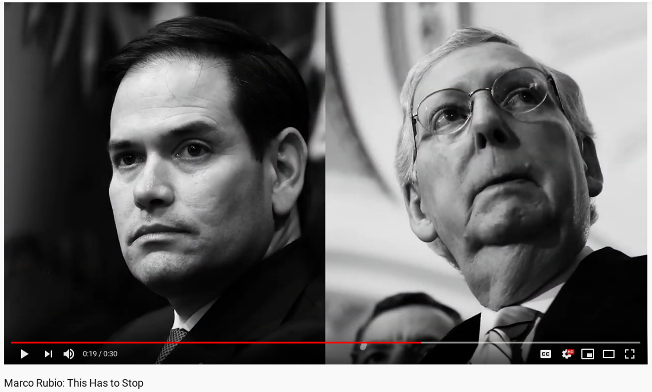 Miami-based ads addressing Sen. Marco Rubio will air in Spanish and English.