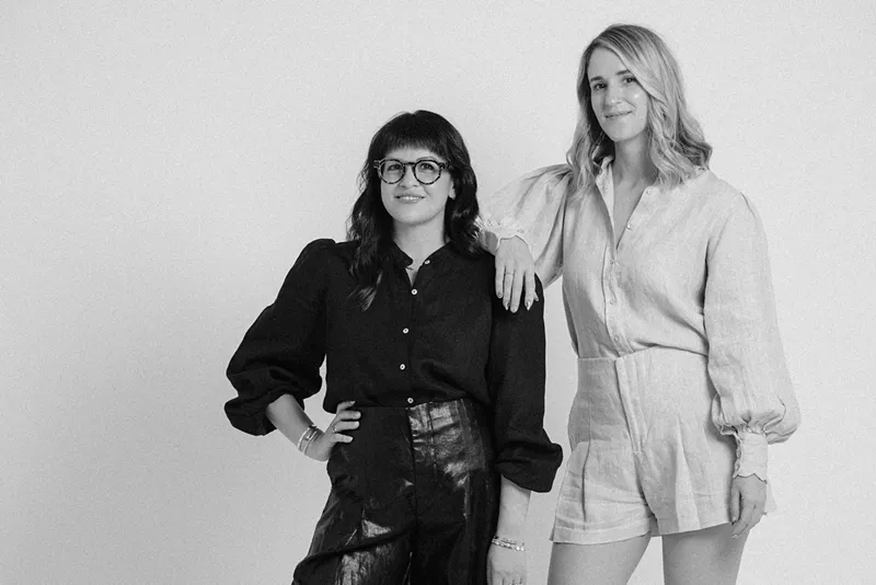 Image: Portrait of Melody Santiago Cummings and Caroline Cabrera