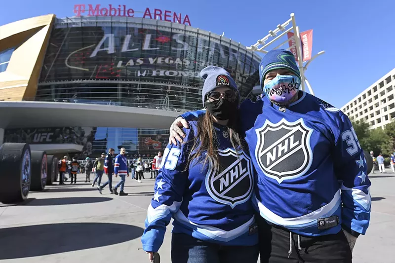 Image: Last year's NHL All-Star Game took place at the T-Mobile Arena in Las Vegas.