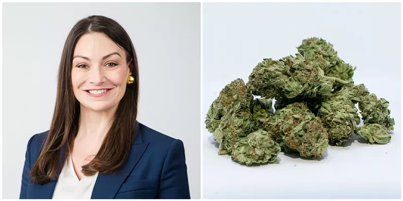 Image: State Agriculture Commissioner Nikki Fried advocates for smokable marijuana.