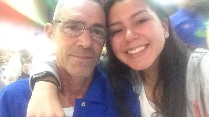 Image: Gabriela Cueli and her father Osvaldo Cueli