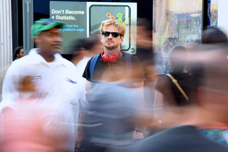 Image: In Nobody’s Watching, Guillermo Pfening plays Nico, a Buenos Aires soap opera hunk who mostly goes unnoticed in Brooklyn and Manhattan.
