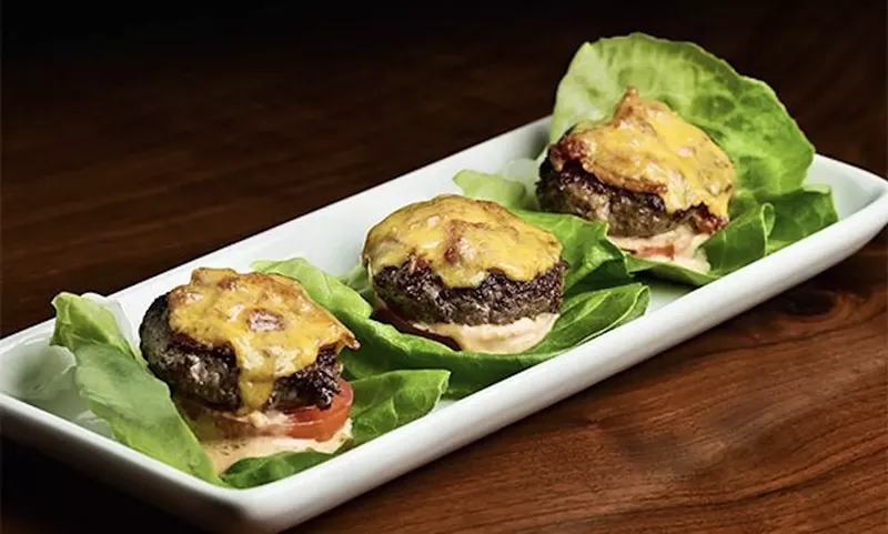Image: Angus burger lettuce cups.