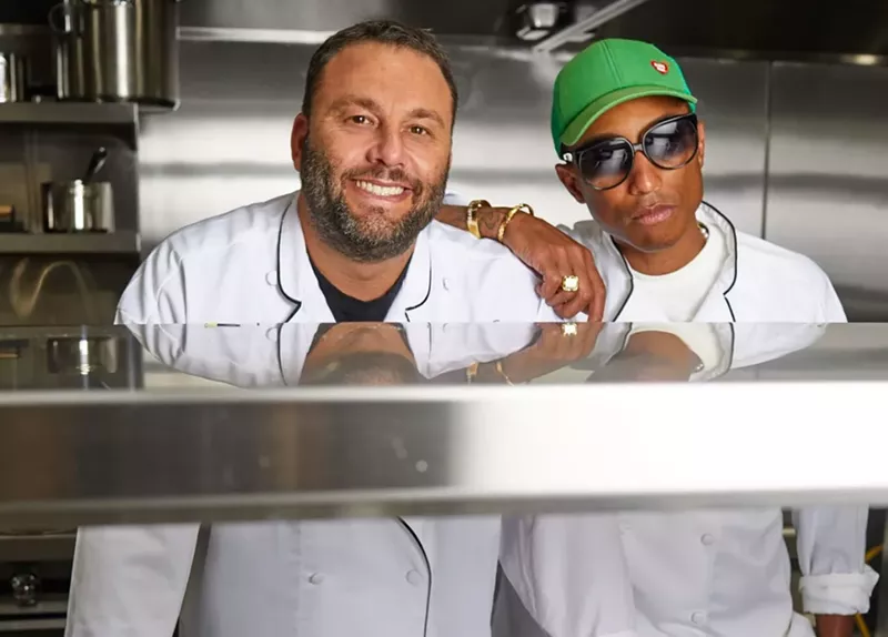 Image: Swan's David Grutman and Pharrell Williams