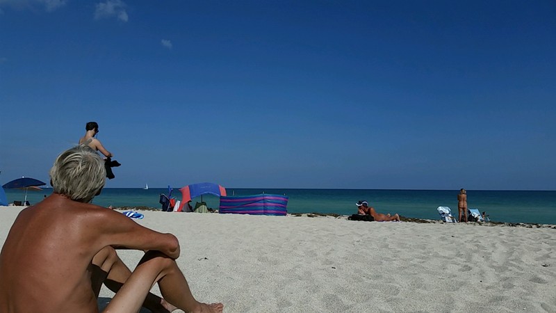 Nude Beach in Miami Haulover Beach Naturists Spar Over Tiki Huts Miami New Times image