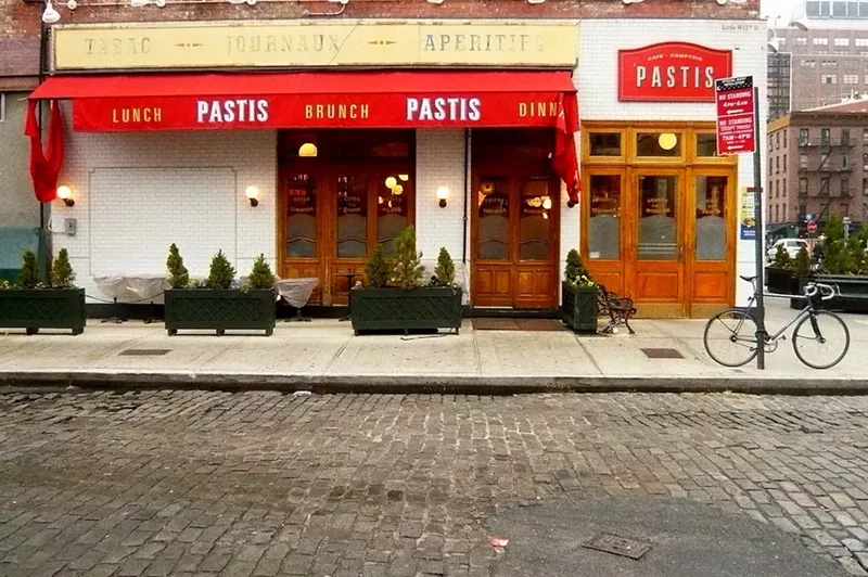 Image: A 2010 photo of the original Pastis in Manhattan’s Meatpacking District.