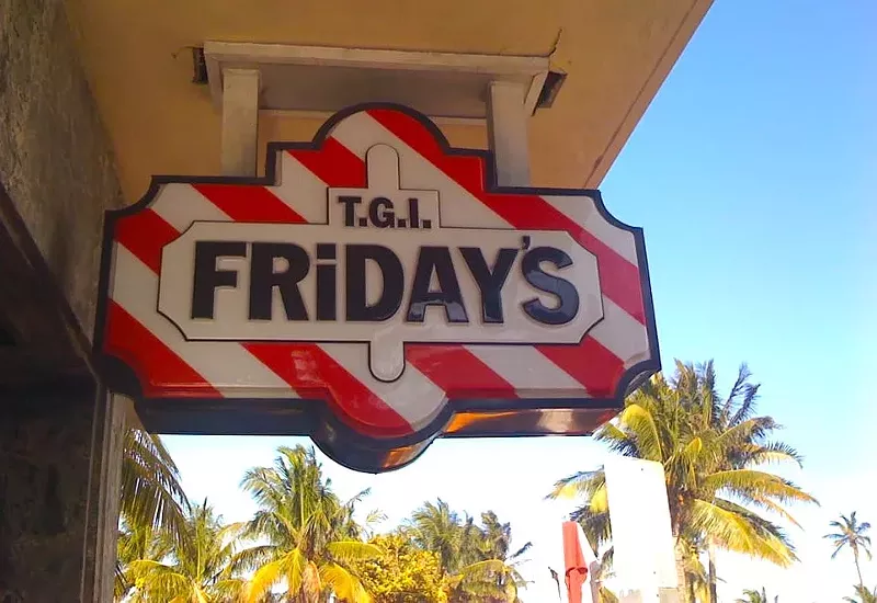 Image: a restaurant sign
