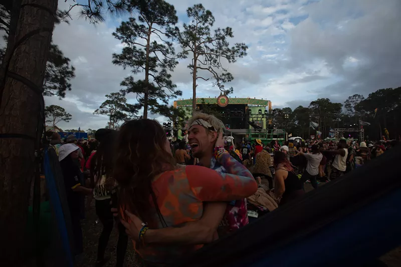 Image: Young love bloomed at Okeechobee Music & Arts Festival 2020.