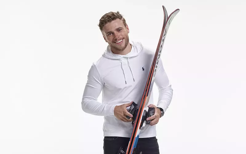 Image: Olympic freeskier Gus Kenworthy, grand marshal of the 2018 Miami Beach Gay Pride Parade.
