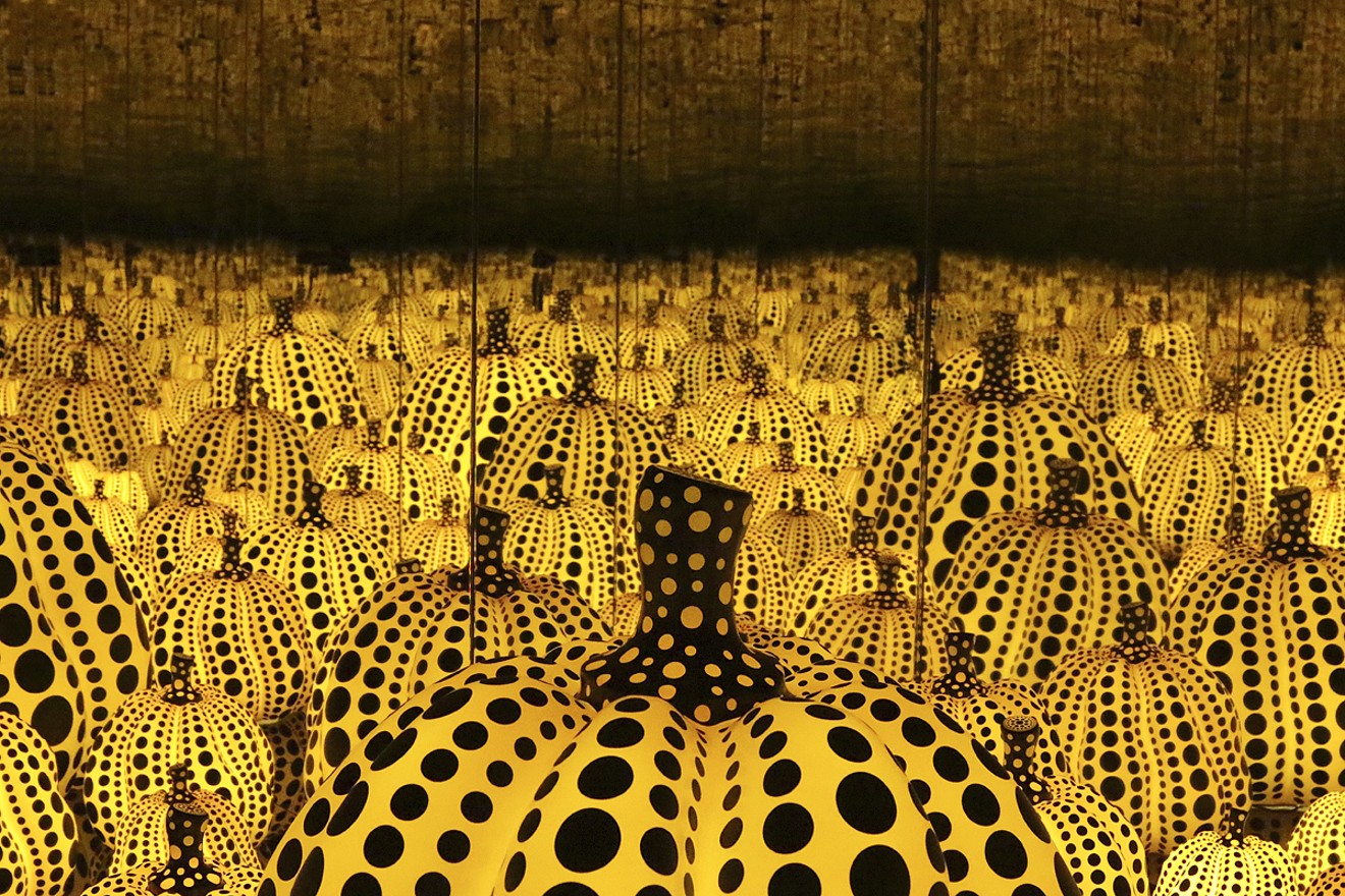 Yayoi Kusama's infinity rooms are on magnificent display at the