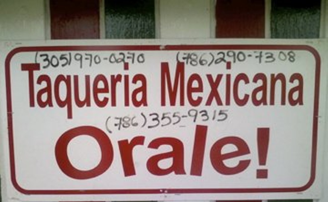 Best Taco 2008 Orale Taqueria Mexicana Best Restaurants, Bars, Clubs, Music and Stores in Miami Miami New Times Foto