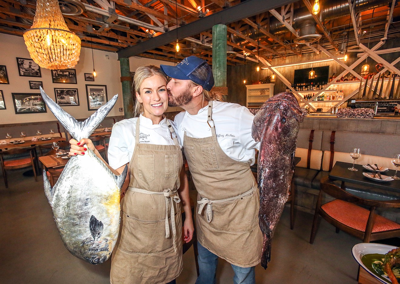 Chefs and husband-and-wife team Janine Booth and Jeff McInnis.