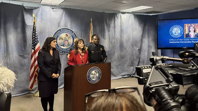 Miami-Dade State Attorney Katherine Fernandez Rundle speaks to the media during a press conference about the sexual battery charges against Oren and Alon Alexander.