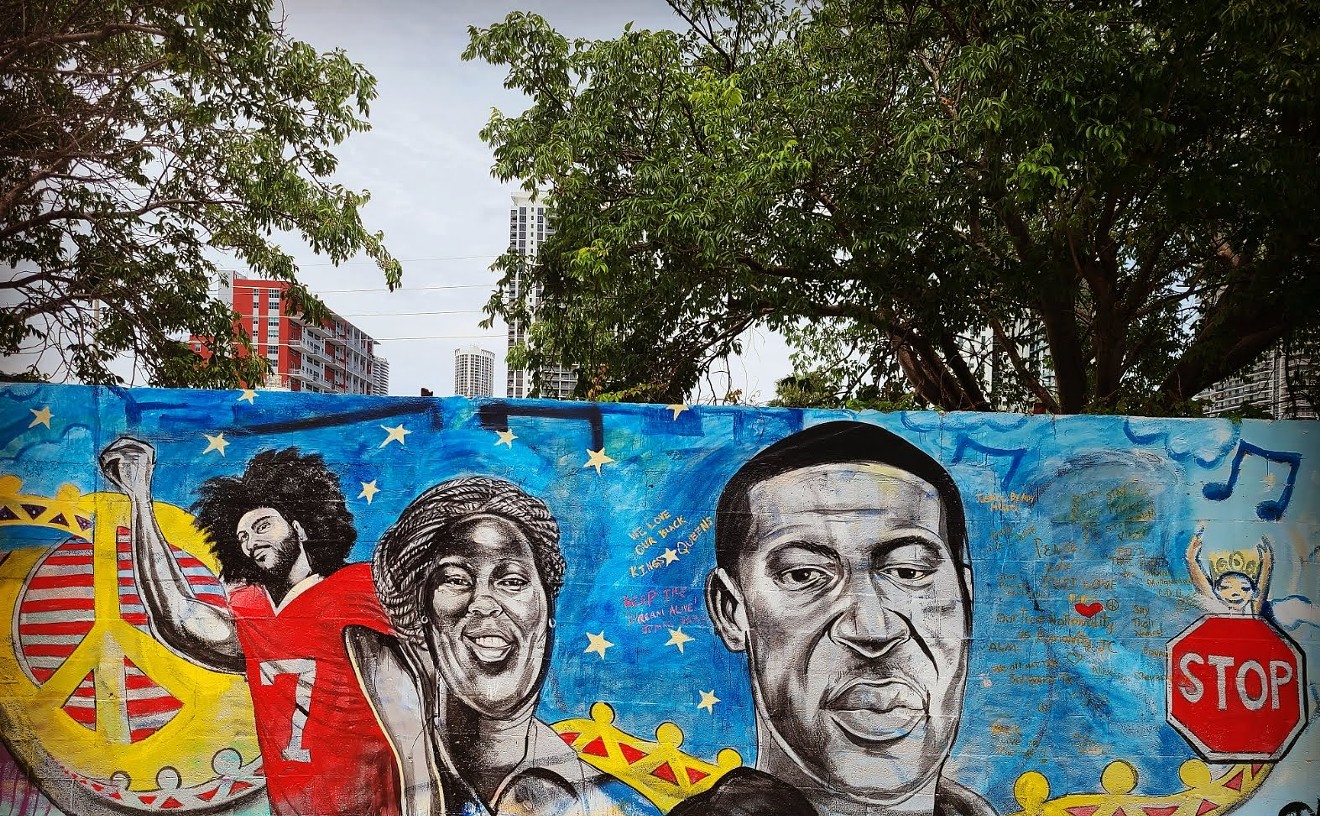 Overtown Mural Honors Faces of the Black Lives Matter Movement