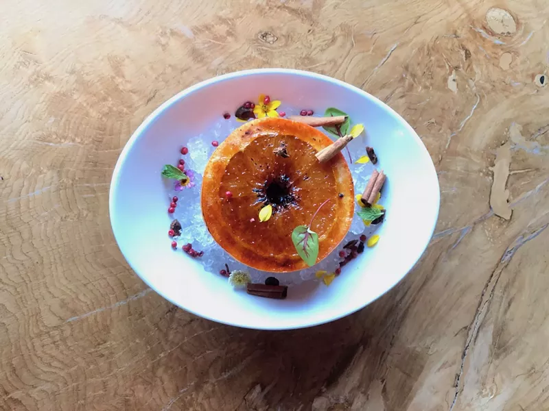Image: Brûléed grapefruit.