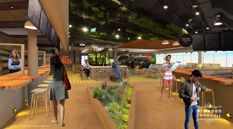 Image: The Wynwood Food Hall, and seven other dining hall concepts, are coming to Miami.