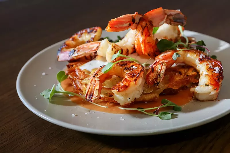 Image: Shrimp r&ouml;sti. See more photos from Paon Eatery.