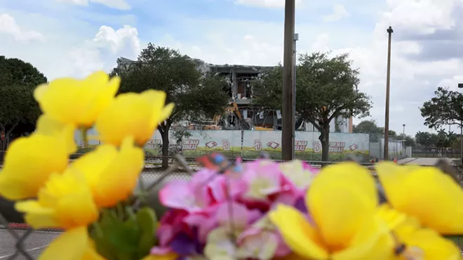 June 17, 2024: Demolition crews continue to tear down a building at Marjory Stoneman Douglas High School in Parkland, FL, where 17 students and teachers were murdered in 2018. The building remained standing as a crime scene while Nikolas Cruz, who shot more than 30 people, faced prosecution. Cruz was sentenced in 2022 to life without parole.