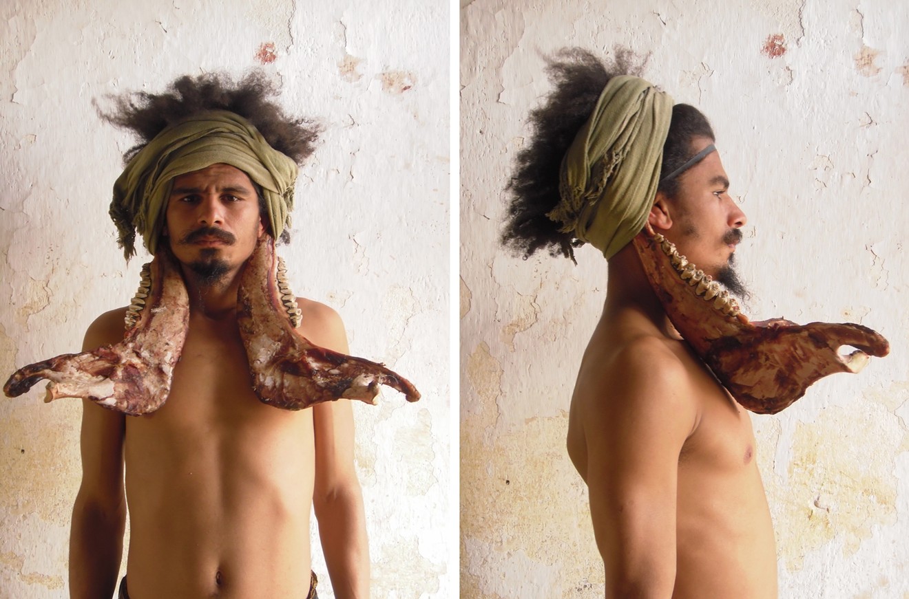 Paulo Nazareth, Untitled, from “Mi Imagen de
Hombre Exotico” series, 2011.