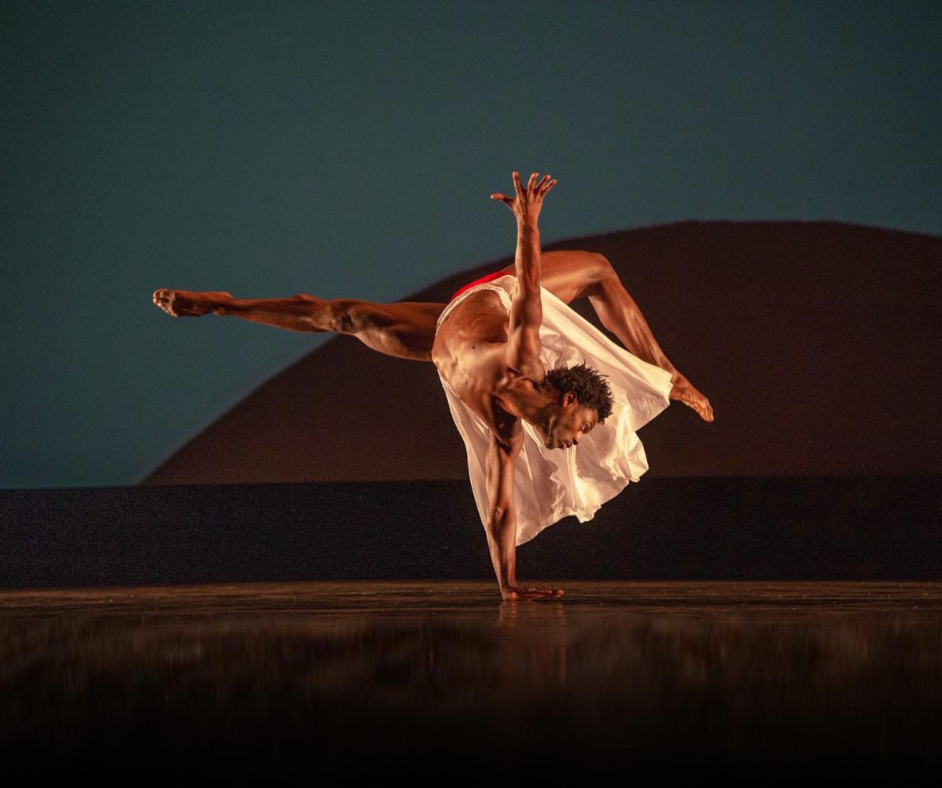 Leon Cobb of the Peter London Global Dance Company is one of the dancers who will perform with the company in "Edge of Tomorrow" at the Adrienne Arsht Center for the Performing Arts.