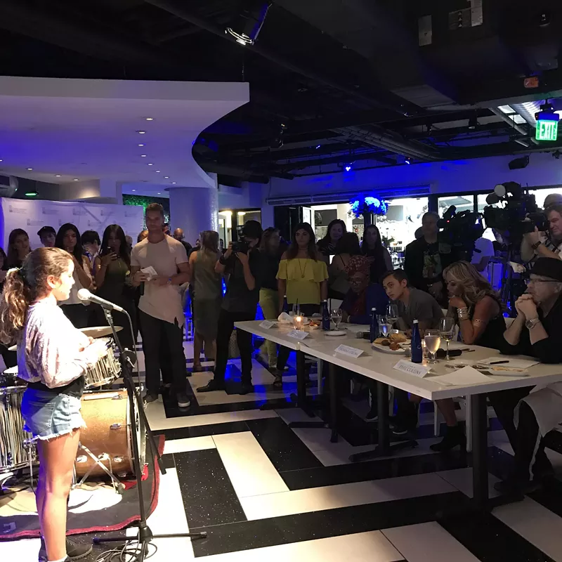 Image: Alice Mocci, age 9, was the youngest contestant.