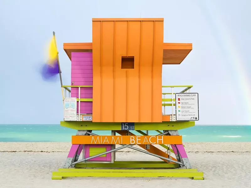 Image: Miami Beach's iconic lifeguard towers are the subject of photographer Tommy Kwak's latest photo book.