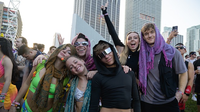 Festivalgoers at Ultra Music Festival 2024 in Miami