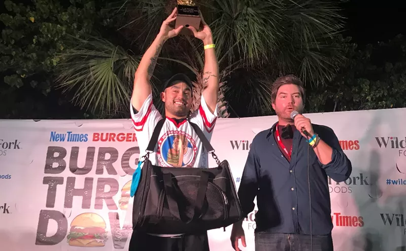 Image: Pincho's Burger Was the Favorite at New Times' Burgerfest