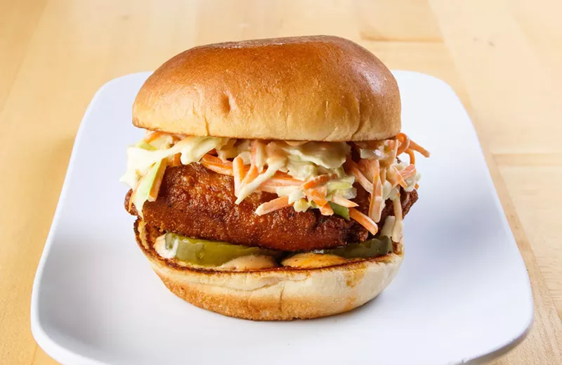 Image: The new Pincho Nashville-style hot chicken sandwich will be available starting Monday, November 16.