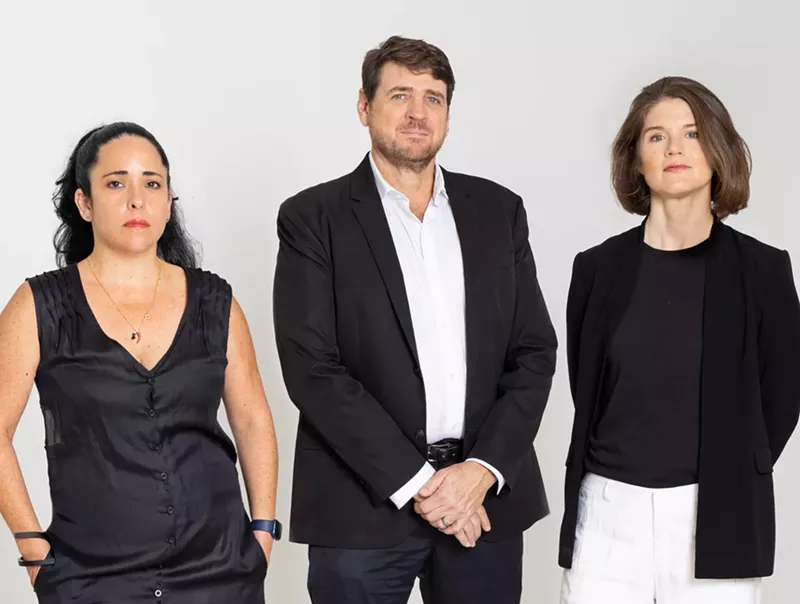 Image: portrait of Ibett Yanez del Castillo, Brook Dorsch and Tyler Emerson-Dorsch