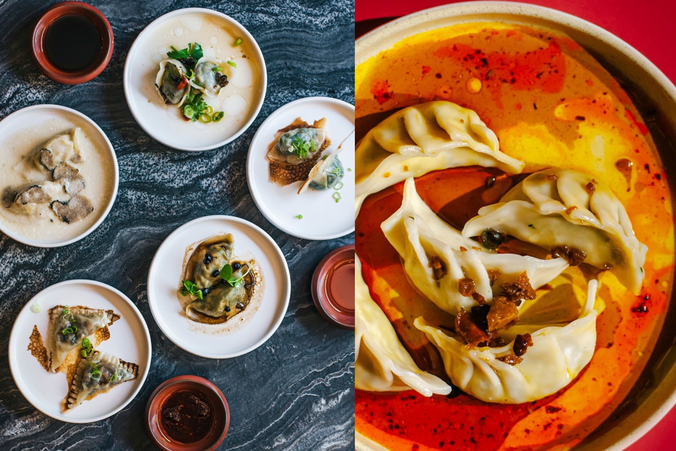 Don't forget to try the plant-based dumplings at Planta Queen.