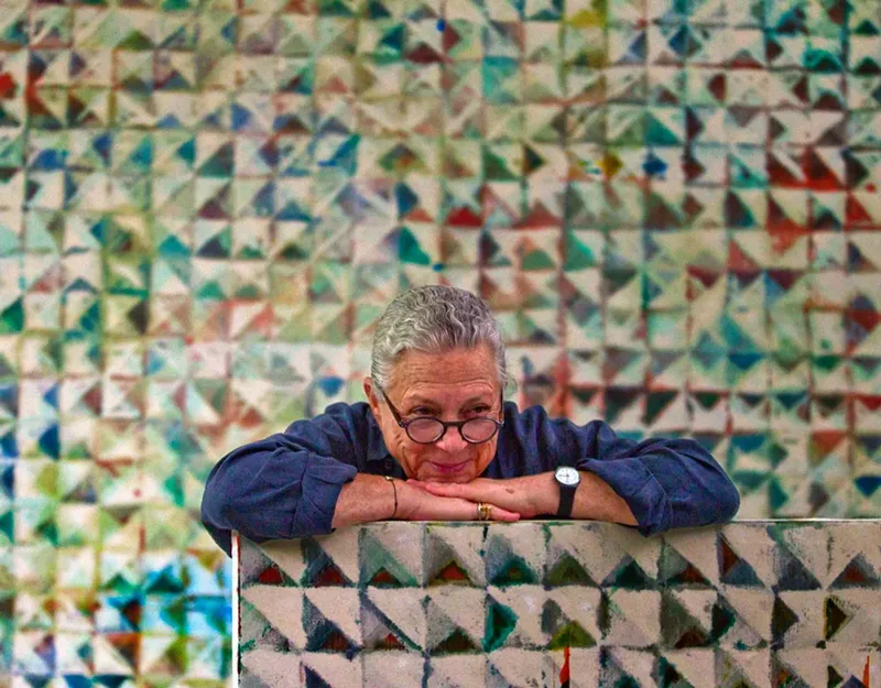 Image: Lynne Golob Gelfman in her Miami studio.