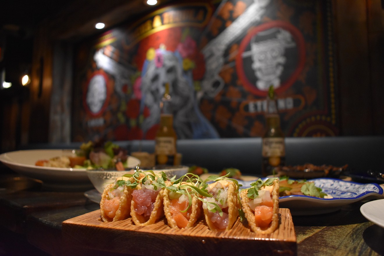 Find 11 taco varieties at Plomo, Miracle Mile's first tequila and taco bar.