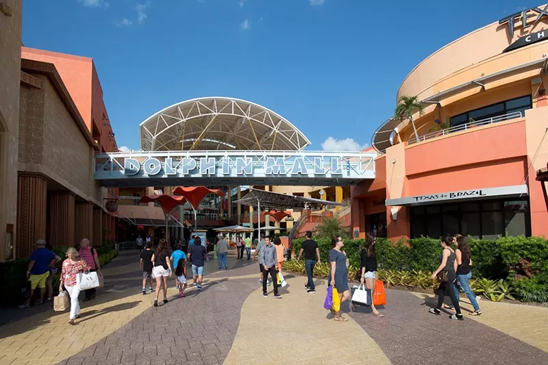 Image: A recent shooting scare at the Dolphin Mall sent panicked shoppers running for cover.